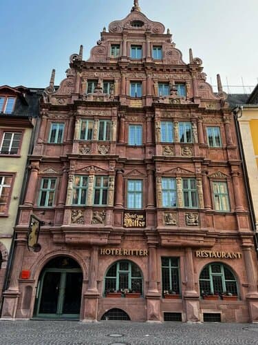Внешний вид отеля Hotel zum Ritter St. Georg в Гейдельберге