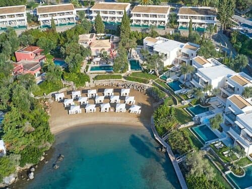 Внешний вид отеля Corfu Imperial, Grecotel Beach Luxe Resort в Гувье