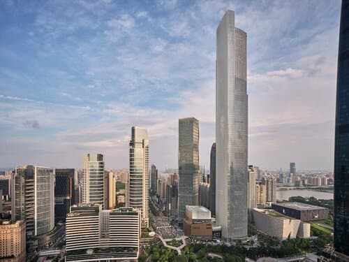 Внешний вид отеля Rosewood Guangzhou в Гуанчжоу