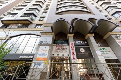 Внешний вид отеля Reikartz Sky Almaty