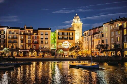 Внешний вид отеля Universal's Loews Portofino Bay Hotel в Ориндже