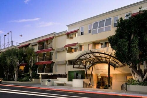 Внешний вид отеля Le Parc at Melrose в Уэст-Голливуде