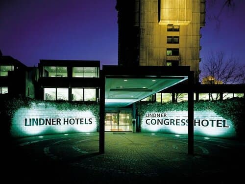 Внешний вид отеля Lindner Hotel Dusseldorf Seestern, part of JdV by Hyatt в Дюссельдорфе