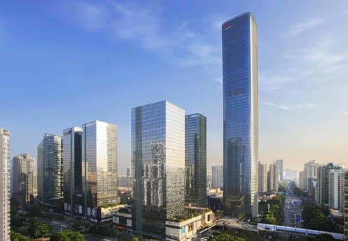 Внешний вид отеля Shenzhen Marriott Hotel Nanshan