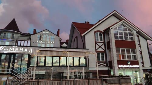 Внешний вид отеля 20 Меридиан в Зеленоградске