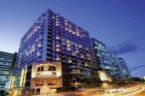Внешний вид отеля The Langham Hong Kong в Цзюлуне