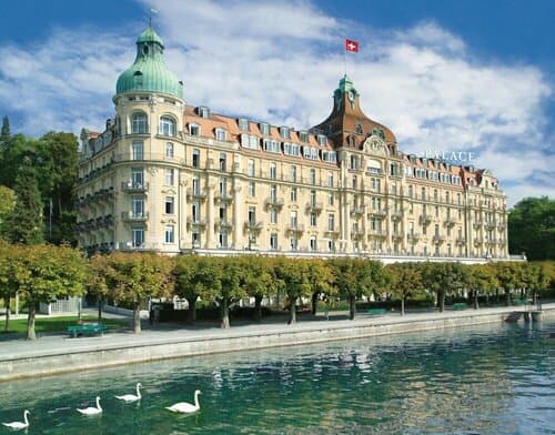 Внешний вид отеля Mandarin Oriental Palace, Luzern