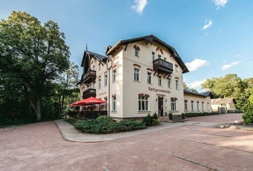 Внешний вид отеля Historische Spitzgrundmühle Coswig