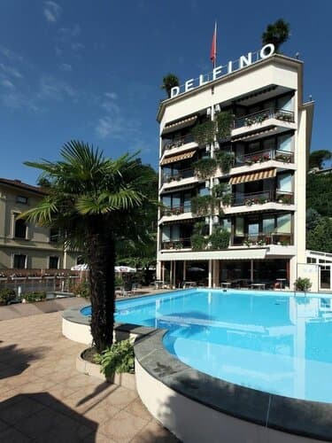 Внешний вид отеля Hotel Delfino Lugano в Лугано