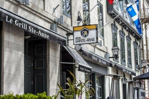 Внешний вид отеля Hôtel Sainte-Anne в Квебеке