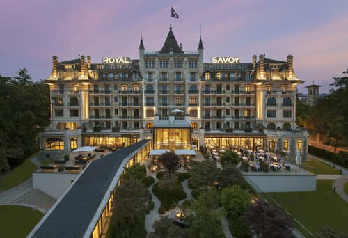 Внешний вид отеля Royal Savoy Hotel & SPA Lausanne