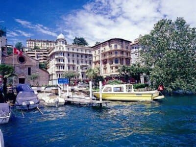 Внешний вид отеля International au Lac Historic Lakeside Hotel - Lugano в Лугано