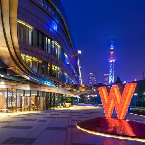 Внешний вид отеля W Shanghai  The Bund