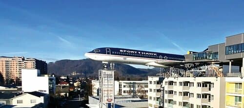Внешний вид отеля Novapark Flugzeughotel Graz