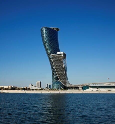 Внешний вид отеля Andaz Capital Gate в Абу-Даби