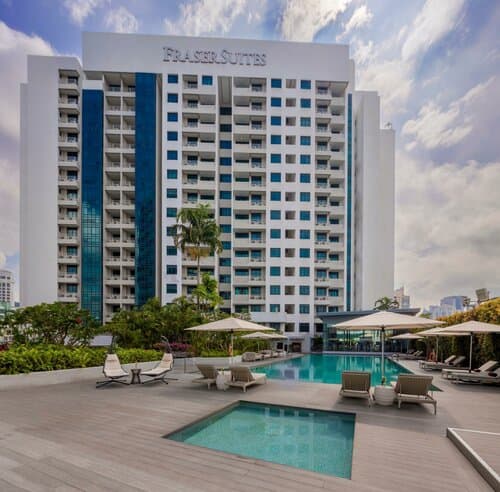 Внешний вид отеля Fraser Suites Singapore в Сингапуре