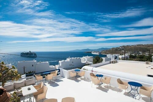 Внешний вид отеля Spanelis Hotel в Миконосе