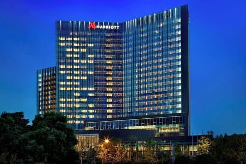 Внешний вид отеля Hangzhou Marriott Hotel Qianjiang в Ханчжоу