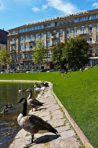 Внешний вид отеля Steigenberger Icon Parkhotel Düsseldorf в Дюссельдорфе