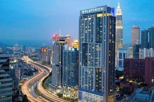 Внешний вид отеля Sheraton Imperial Kuala Lumpur Hotel в Куала-Лумпуре