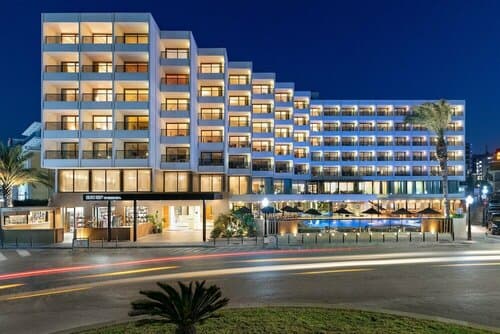 Внешний вид отеля Blue Sky City Beach Hotel в Муниципальной единице Родосе