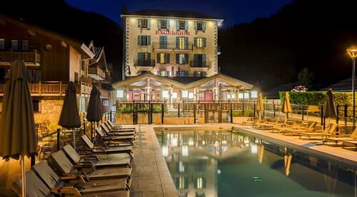 Внешний вид отеля Excelsior Chamonix Hotel & SPA в Шамони-Мон-Блане