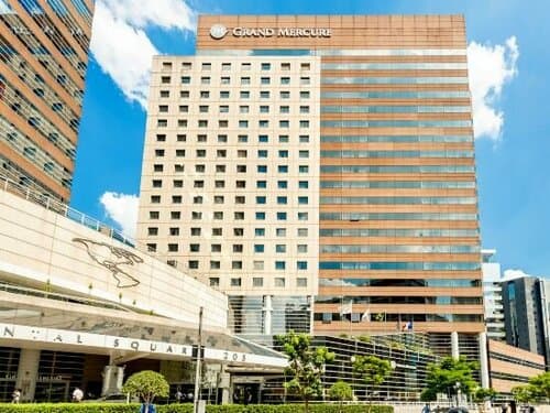 Внешний вид отеля Grand Mercure São Paulo Vila Olímpia в Сан-Паулу