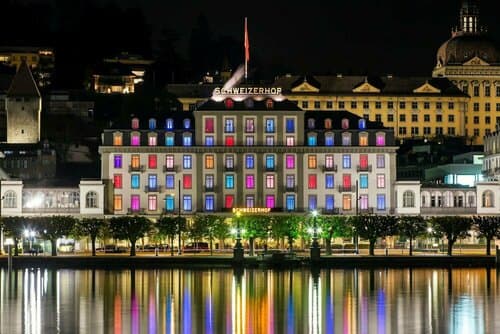 Внешний вид отеля Hotel Schweizerhof Luzern