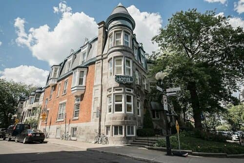 Внешний вид отеля Hotel Manoir Sherbrooke в Монреале