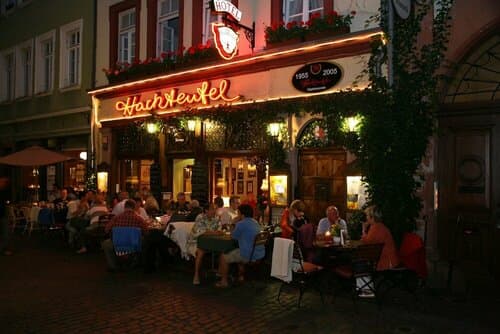 Внешний вид отеля Hotel & Restaurant Hackteufel в Гейдельберге