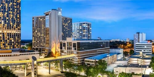 Внешний вид отеля Hilton Atlanta в Атланте