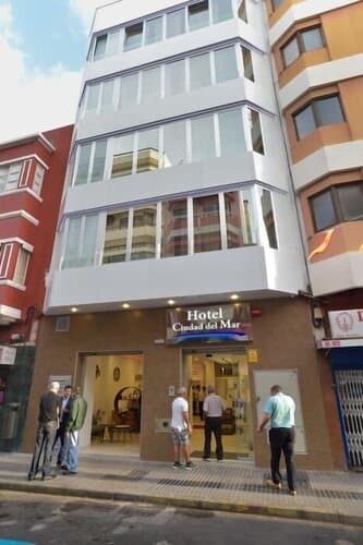 Внешний вид отеля Hotel Ciudad del Mar в Лас-Пальмас-де-Гран-Канарии