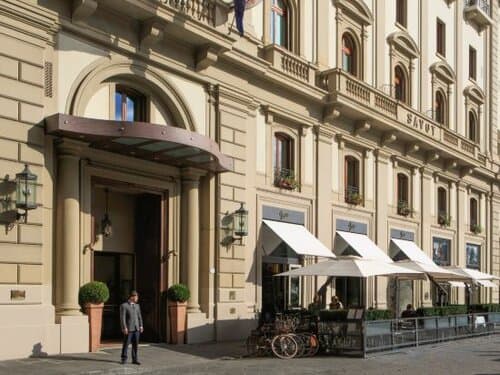 Внешний вид отеля Hotel Savoy в Флоренции