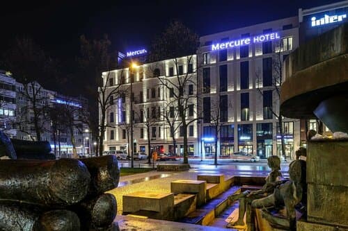 Внешний вид отеля Mercure Hotel Berlin Wittenbergplatz в Берлине