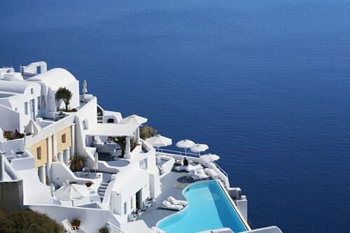 Внешний вид отеля Katikies Santorini - The Leading Hotels Of The World