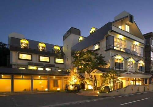 Внешний вид отеля Kawaguchiko Park Hotel в Фудзикавагутико