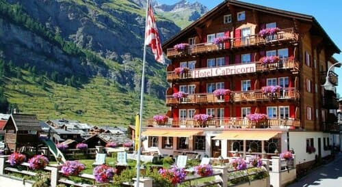Внешний вид отеля Hotel Capricorn в Церматте