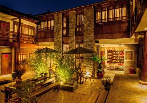 Внешний вид отеля Liman Wenzhi No. 1 Hotel Lijiang Ancient Town в Лицзяне