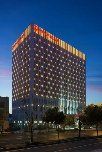 Внешний вид отеля Nanjing Wanda Realm Hotel в Нанкине