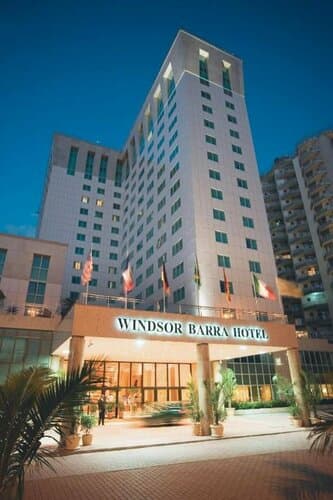 Внешний вид отеля Windsor Barra Hotel в Рио-де-Жанейре