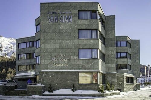 Внешний вид отеля Sport & Wellness Hotel San Gian St Moritz в Са́нкт-Мо́рце