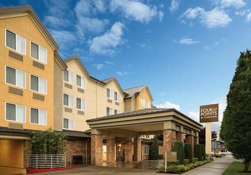 Внешний вид отеля Four Points by Sheraton Downtown Seattle Center в Сиэтле
