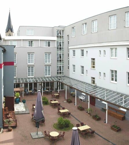 Внешний вид отеля Mercure Hotel Plaza Magdeburg в Магдебурге