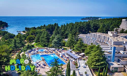 Внешний вид отеля Valamar Koralj Hotel в Хорватии