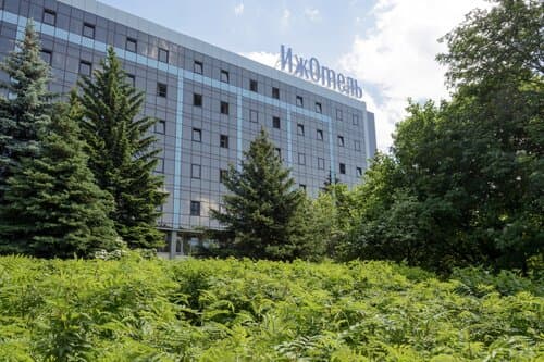 Внешний вид отеля ИжОтель в городском округе Ижевске