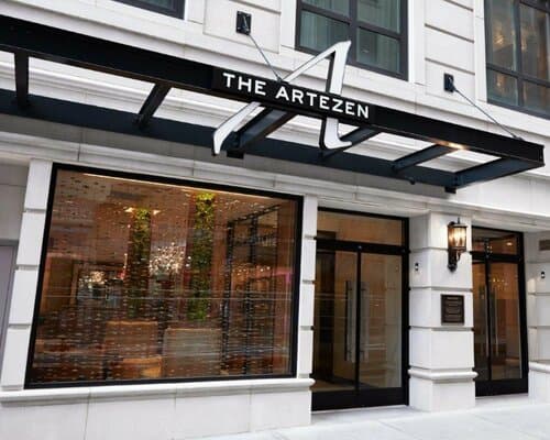 Внешний вид отеля The Artezen Hotel в Нью-Йорке Сити