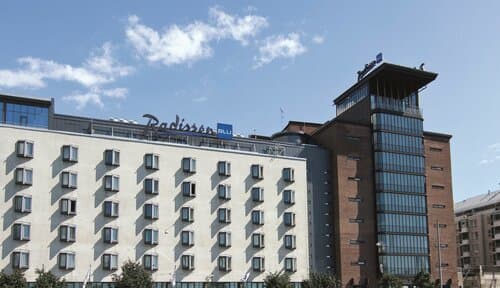 Внешний вид отеля Radisson Blu Seaside Hotel Helsinki в Хельсинки
