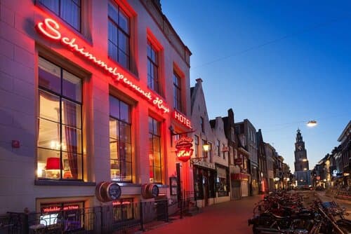 Внешний вид отеля Hotel Schimmelpenninck Huys в Гронингене