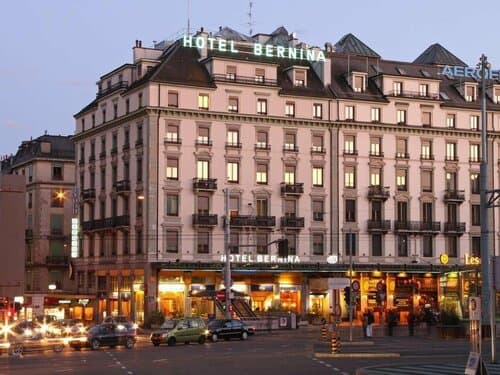 Внешний вид отеля Hotel Bernina Geneva в Женеве