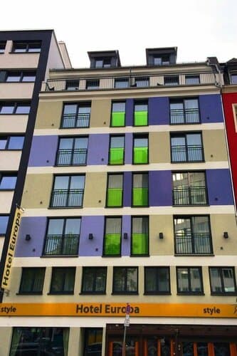 Внешний вид отеля Hotel Europa Style в Франкфурте-на-Майне